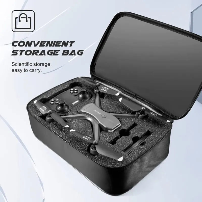 V14 Professional Drone 6K HD Dual Camera WiFi FPV Portable RC Quadcopter - 2 Batteries