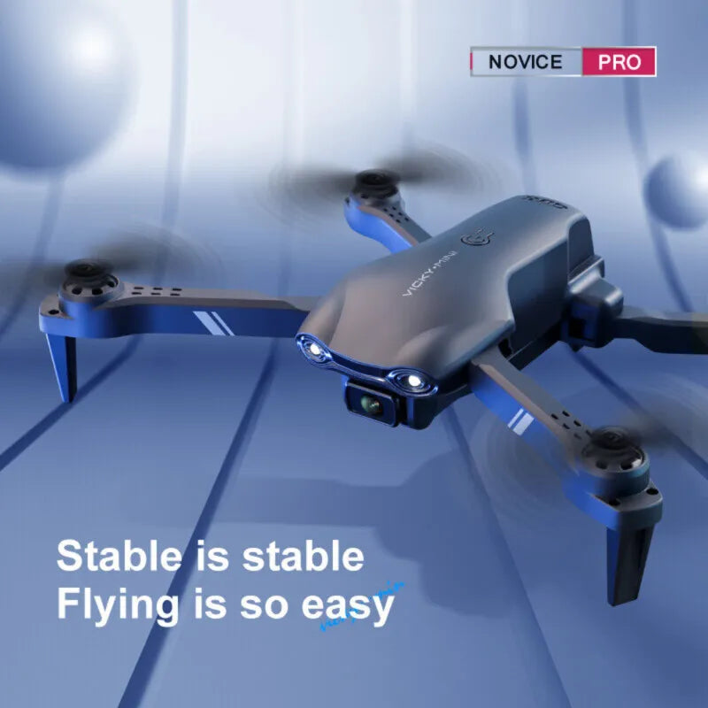 V13 RC Drone 6K HD Dual Camera WiFi FPV Foldable Quadcopter - 2 Batteries